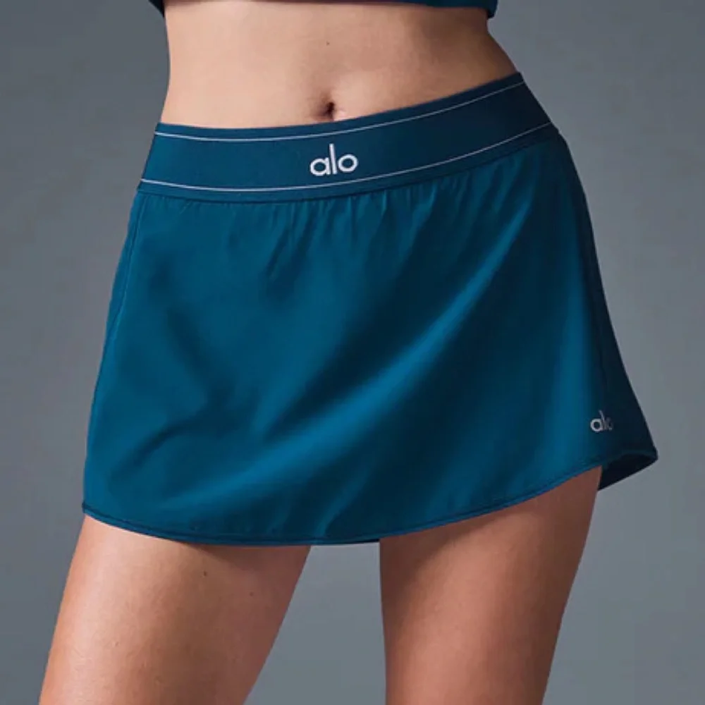 Alo Yoga Match Point Tennis Skirt Eclipse Blue M